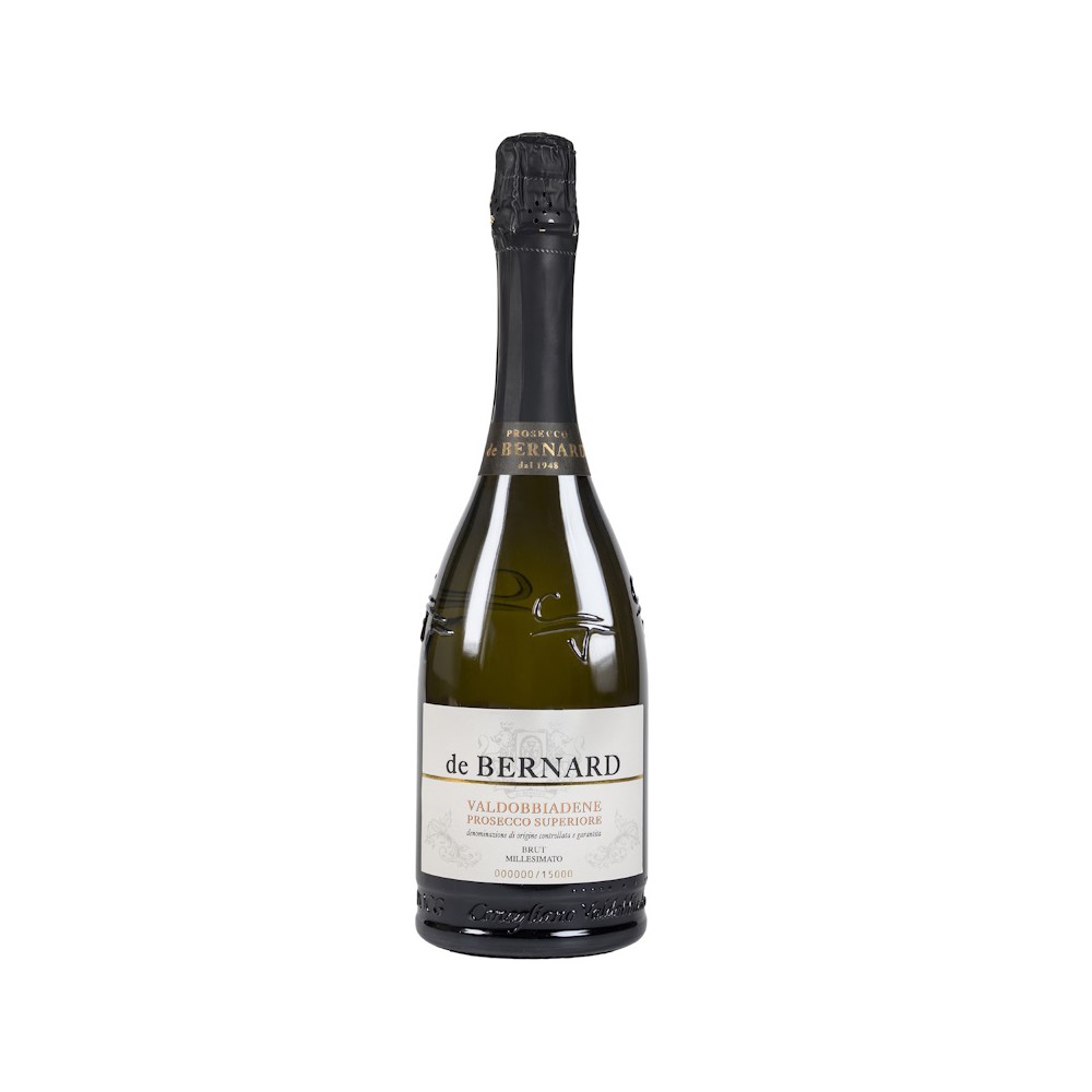 BRUT MILLESIMATO, VALDOBBIADENE PROSECCO SUPERIORE DOCG, DE BERNARD 0.75 L