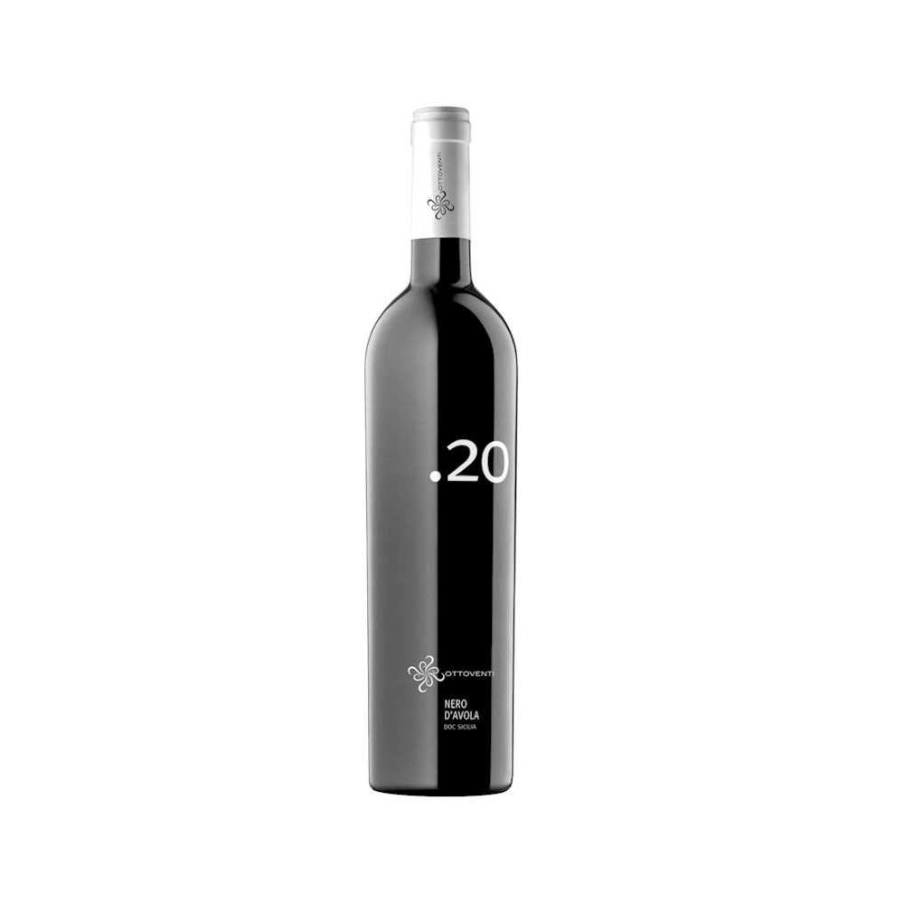NERO D'AVOLA SICILIA DOC 2021 BIO-VEGANO, PUNTO 20, OTTOVENTI 0.75 L