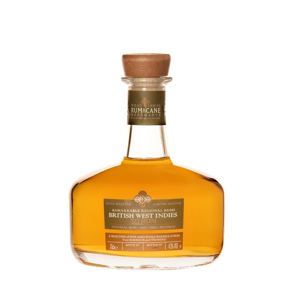 RUM, BRITISH WEST INDIES SINGLE BARREL, RUM AND CANE 0.75 L