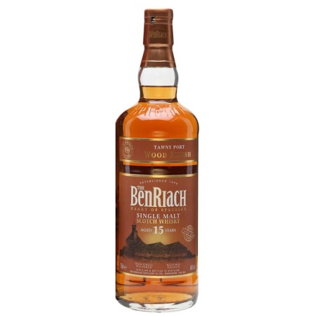 WHISKY, 15 YEARS OLD TAWNY PORT FINISH, THE BENRIACH ELGIN 0.75 L