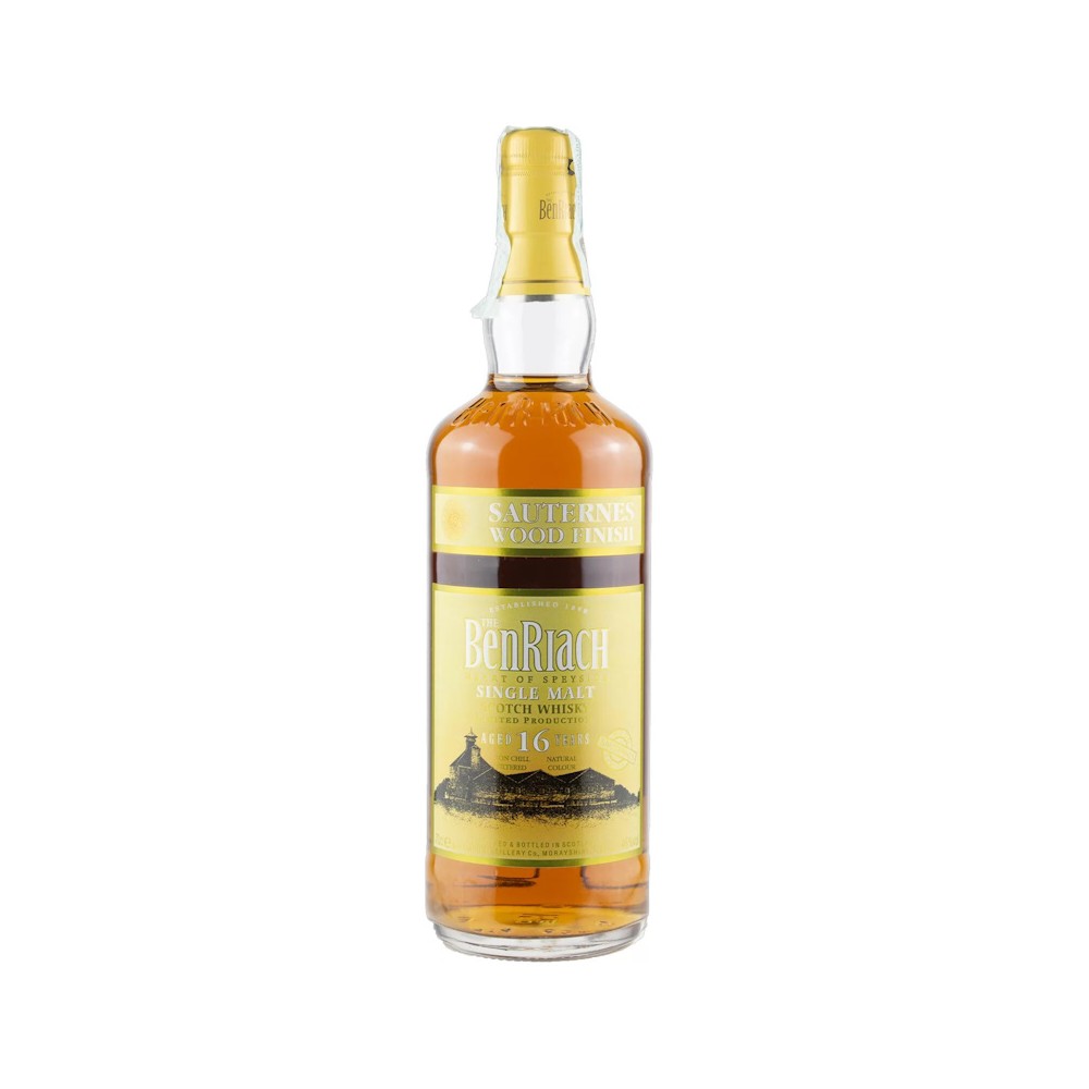 WHISKY, 16 YEARS OLD SAUTERNES FINISH, THE BENRIACH ELGIN 0.75 L