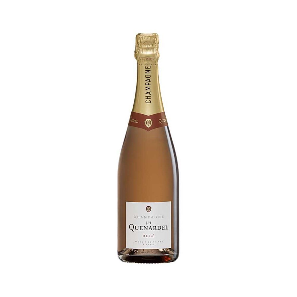 CHAMPAGNE, BLASON ROUGE ROSÈ BRUT, QUENARDEL 0.75 L