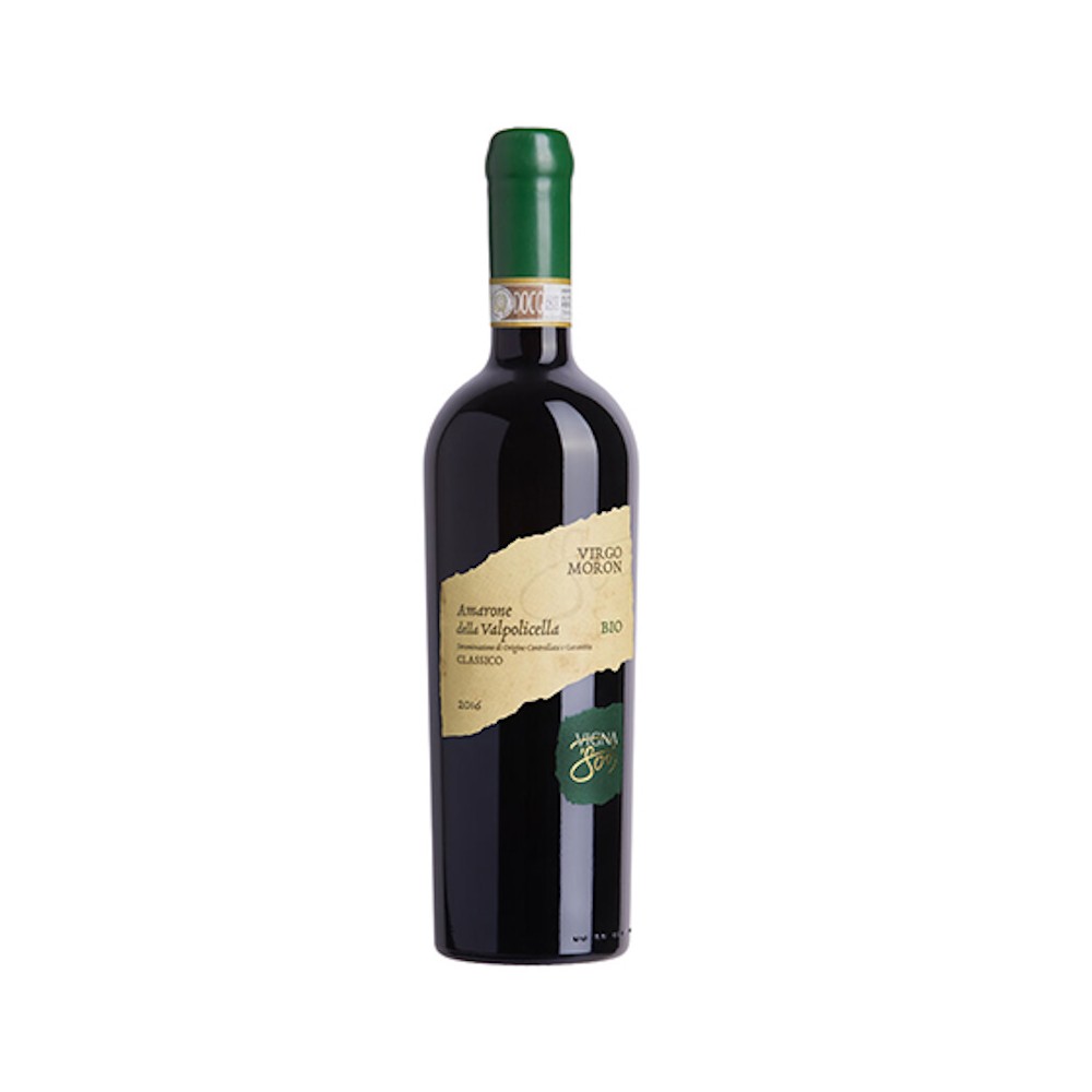 AMARONE DOC CLASSICO 2018, VIRGO MORON, VIGNA 800 0.75 L (CASSA DI LEGNO)